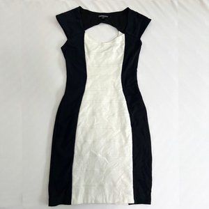 Express Black and White Dress